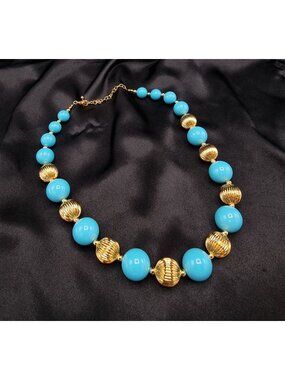 Vintage Early 2000's Joan Rivers Signed Large Beaded Necklace